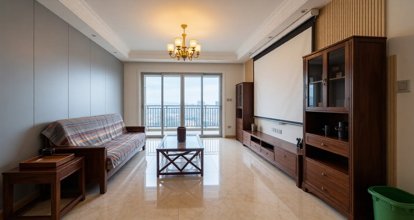 Apartment for rent in Wuhan - Oceanwide Oriental Realm Worldview Plot 1 - Photo 1
